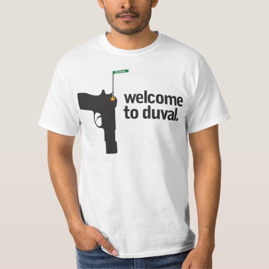 Welkom bij Duval 1 T-shirt (Voorkant)