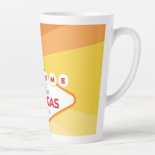 Welkom bij fabulous Las Vegas 2 souvenir Latte Mok (Rechts)