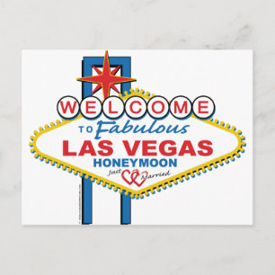 Welkom bij Fabulous Las Vegas Honeymoon Briefkaart
