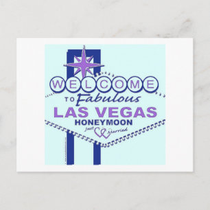 Welkom bij Fabulous Las Vegas Honeymoon Briefkaart