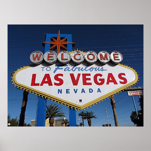 Welkom bij Fabulous Las Vegas Poster Print (Voorkant)