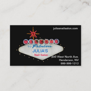 Welkom bij Fabulous Las Vegas visitekaartjes