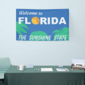 Welkom bij Florida Highway Sign Spandoek (Beurs)