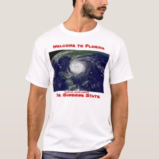 Welkom bij Florida Hurricane Shirt (Voorkant)