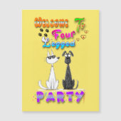 Welkom bij Four Legged Party (Voorkant)