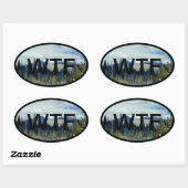 Welkom bij Frasers Ovale Sticker (Vel)