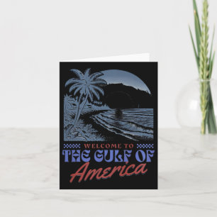 Welkom bij het Amerikaanse Golf Retro Beach Kaart