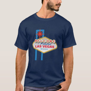 "Welkom bij het fabelachtige Las Vegas Nevada"-ico T-shirt