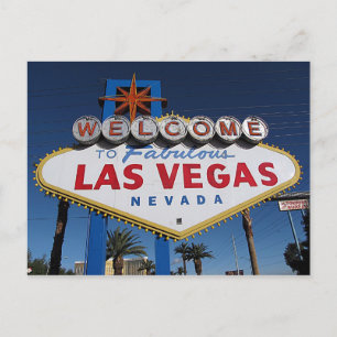 Welkom bij het fantastische Las Vegas Briefkaart
