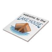 Welkom bij het Lake House Tegeltje (Zijkant)