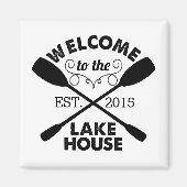 Welkom bij het Lake House | Uitgebreid Magneet (Voorkant)