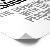 Welkom bij het menselijk potentieel poster (Hoek)