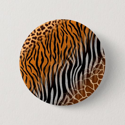 Welkom bij het Oerwoud Ronde Button 5,7 Cm (Voorkant)