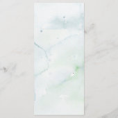 Welkom bij het Pack Forest Wolf Baby shower Menu (Achterkant)