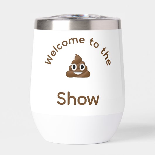 Welkom bij het Poo Emoji Show Gepersonaliseerd (Voorkant)