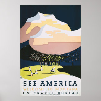Welkom bij het Poster van het Nationaal Park Monta