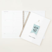 Welkom bij het Show met de hand getekende vlaggenp Planner (Display)