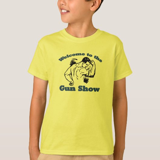 Welkom bij het Show van het Pistool T-shirt (Voorkant)
