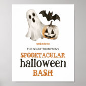 Welkom bij het spectaculaire Halloween feest Poster (Voorkant)