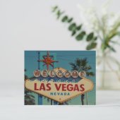 Welkom bij het  stadsteken van Fabulous Las Vegas Briefkaart (Staand voorkant)