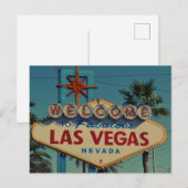 Welkom bij het  stadsteken van Fabulous Las Vegas Briefkaart (Voorkant / Achterkant)