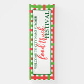 Welkom bij het Summer Food Truck Festival Custom Spandoek (Verticaal)