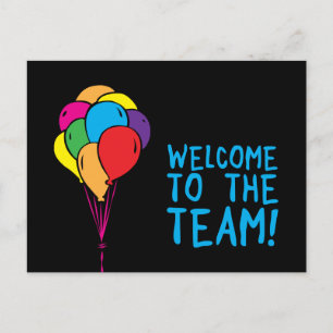 Welkom bij het team Feestballonnen Briefkaart