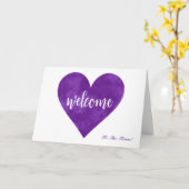 Welkom bij het team kaart (Gele Bloem)