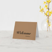 Welkom bij het team kaart (Gele Bloem)