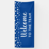 Welkom bij het team spandoek (Verticaal)