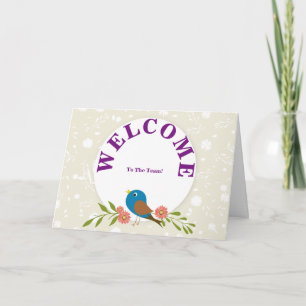 Welkom bij het team Spring Floral Kaart