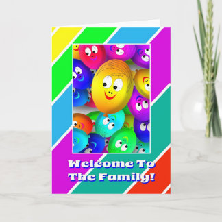 Welkom bij het Wenskaart van familielobloons Kaart