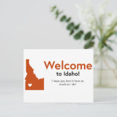 Welkom bij Idaho-kaarten Briefkaart (Staand voorkant)