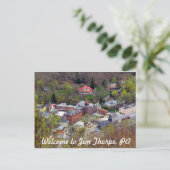 Welkom bij Jim Thorpe Briefkaart (Staand voorkant)