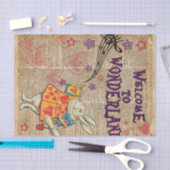 Welkom bij konijn... Alice in Wonderland Tissuepapier (Craft)