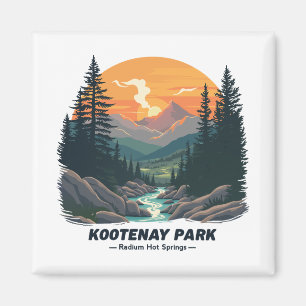 Welkom bij Kootenay National Canadian Park Magneet