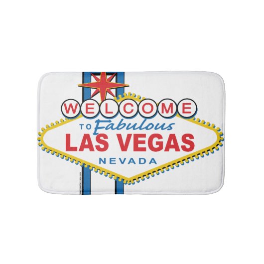 Welkom bij Las Vegas Badmat (Voorkant)