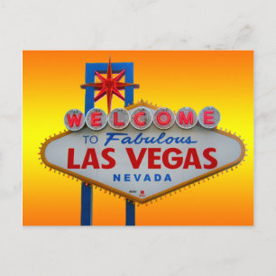 Welkom bij Las Vegas Briefkaart