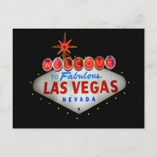 Welkom bij Las Vegas Briefkaarten