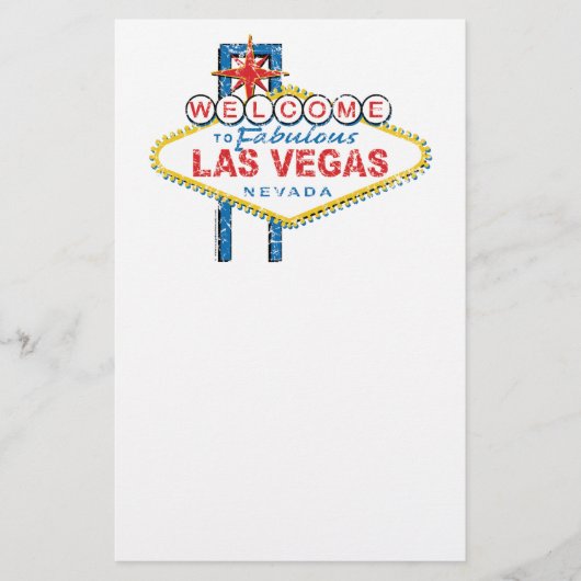 Welkom bij Las Vegas Briefpapier (Voorkant)