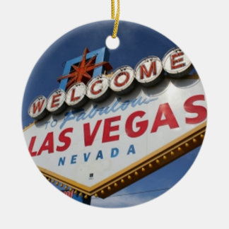 Welkom bij Las Vegas Keramisch Ornament