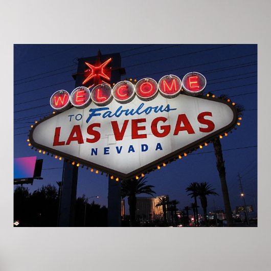 Welkom bij Las Vegas Nevada Poster Print (Voorkant)