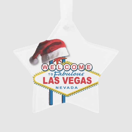 Welkom bij Las Vegas Ornament (voorkant)