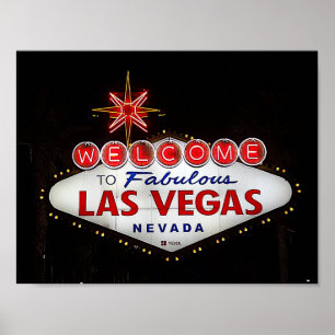 Welkom bij Las Vegas Sign #2 Poster