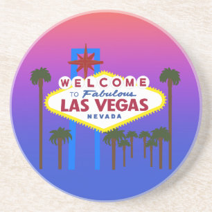 Welkom bij Las Vegas Sign #3 Onderzetter