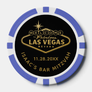 Welkom bij Las Vegas Sign Casino Favor Poker Chips