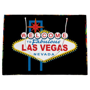 Welkom bij Las Vegas Sign Groot Cadeauzakje