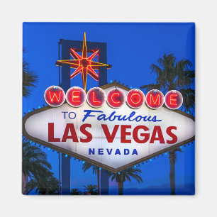 Welkom bij Las Vegas Sign Magneet