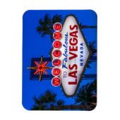 Welkom bij Las Vegas Sign Magneet (Verticaal)