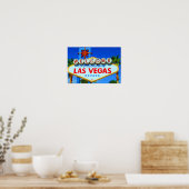 Welkom bij Las Vegas Sign Print / Poster (Keuken)